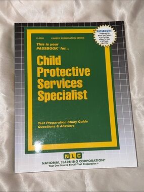 NLC Child Protective Services Specialist Test Preparation - Green & Yellow